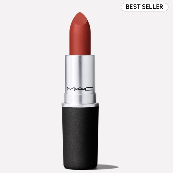 🌵4/$30 NIB MAC Powder Kiss Lipstick in Dubonnet Buzz - Picture 4 of 7